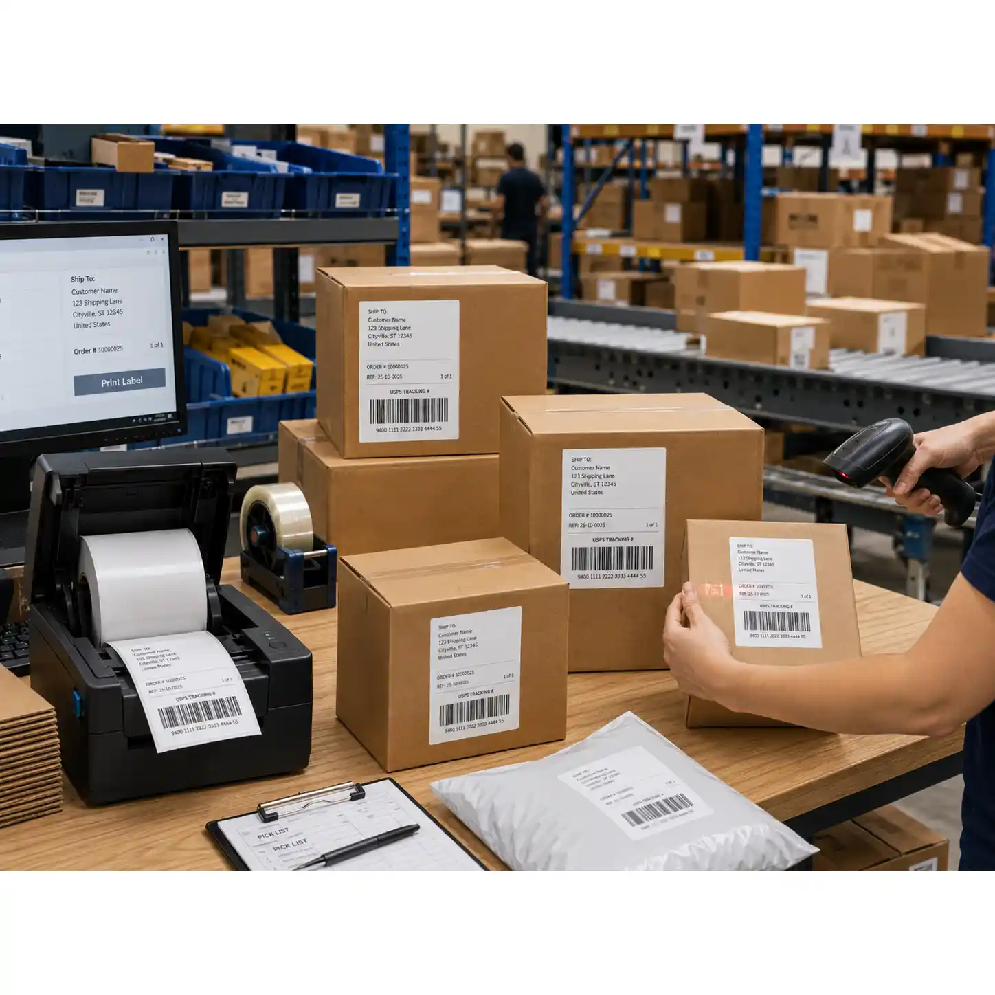HY-Paper-100-x-150-mm-Thermal-Label-for-Courier-and-E-commerce-Fulfillment HY Paper 100 x 150 mm thermal label for courier and e-commerce use