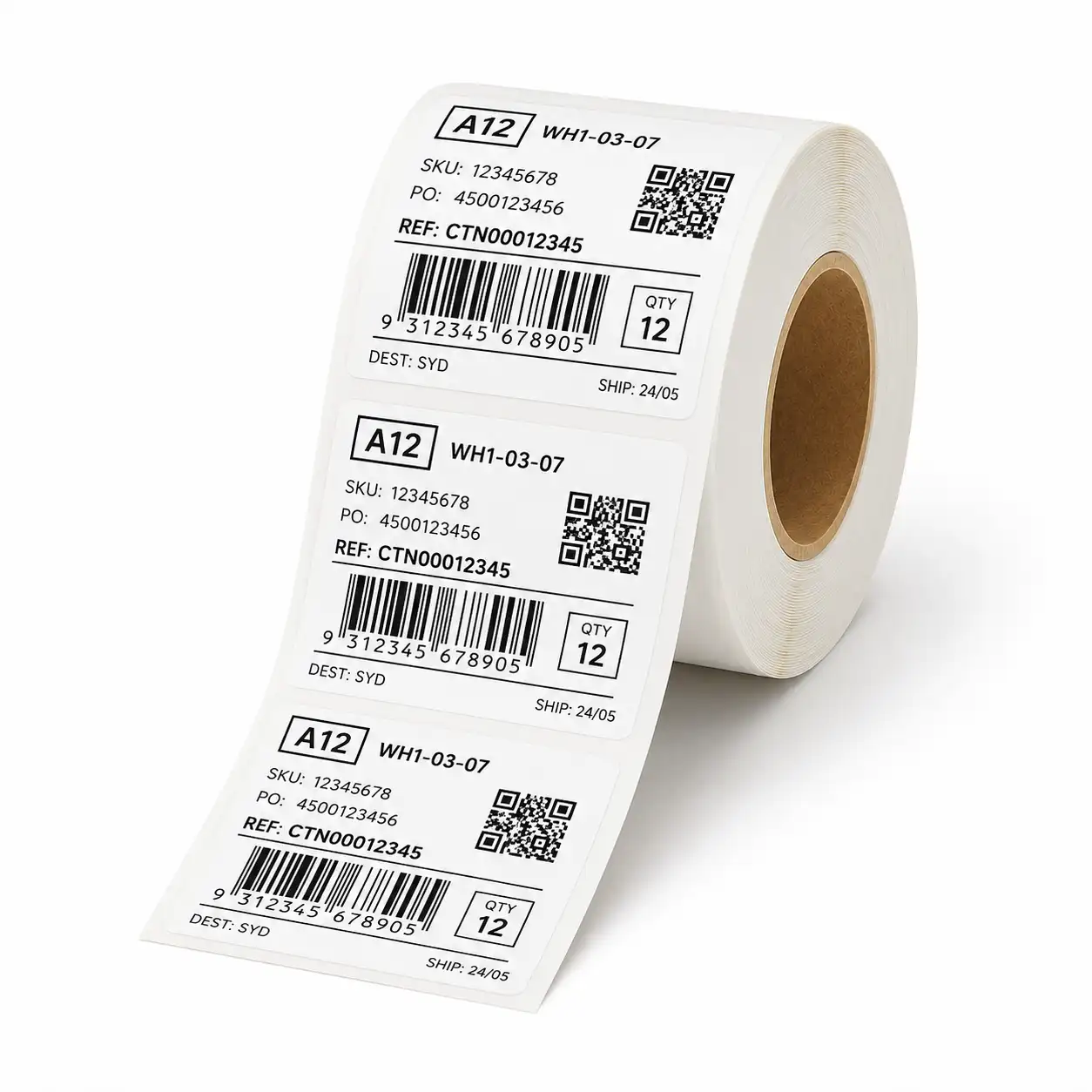 HY-Paper-50-x-25-mm-Direct-Thermal-Label HY Paper 50 x 25 mm direct thermal label roll