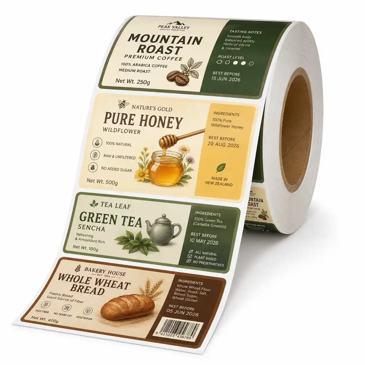 HY-Paper-Food-Product-Label-for-Retail-Packaging HY Paper food product label for retail packaging
