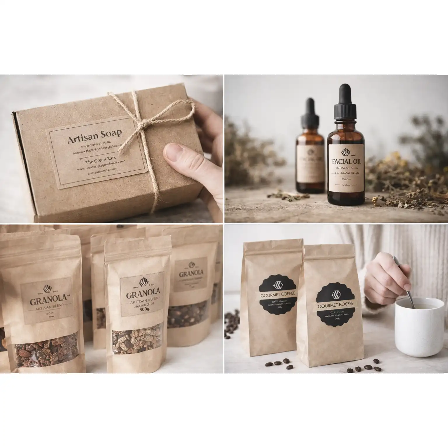 HY-Paper-Kraft-Label-for-Coffee-Bag-Packaging HY Paper kraft paper label for coffee and bakery packaging